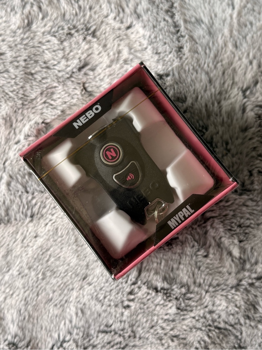 NEBO MyPal Black & Pink Keychain LED Light